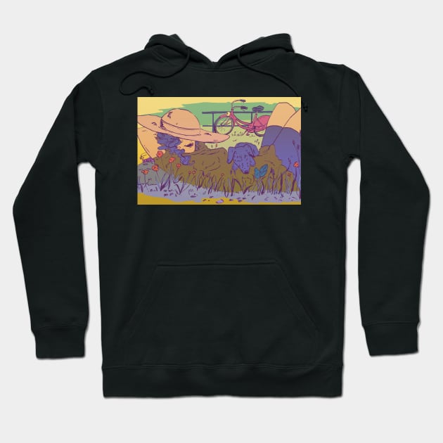Relaxing in the sun Hoodie by rsutton